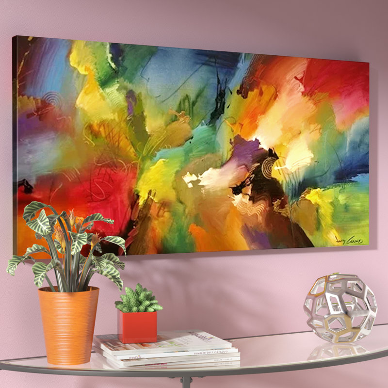 « Cosmic Voyage 187 » par Jonas Gerard, impression, 30 po H x 60 po l x 1,5 P, Toile