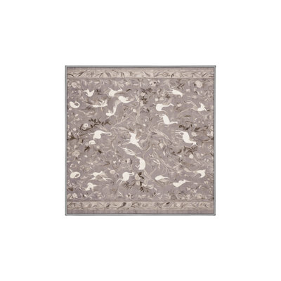 Machine Washable Gray Area Rug
