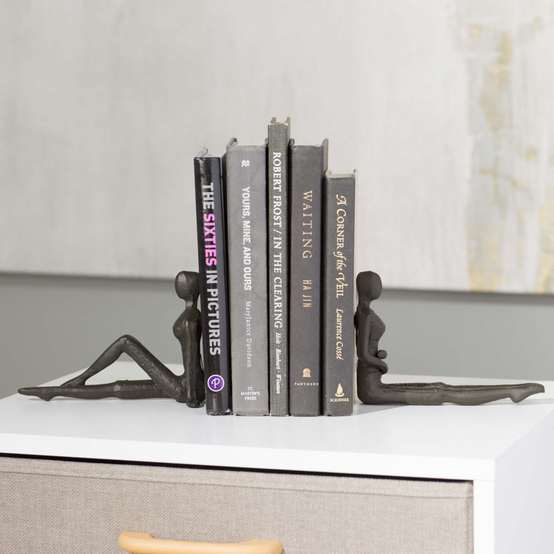 Sandee Ladies Stretching Iron Non-Skid Bookends Set