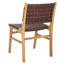 Chaise d'appoint en cuir Alston-1220696271