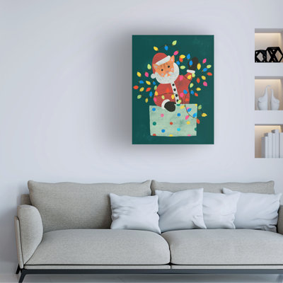 Art mural sur toile tendue - «June Claws Shenanigans I» de June Erica Vess pour décoration de salon, de chambre à coucher ou de bureau - 14 x 19