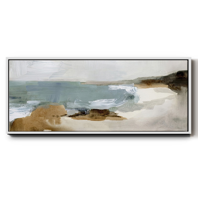«Ocean Sigh IV», toile encadrée, H 20 po x l 50 po