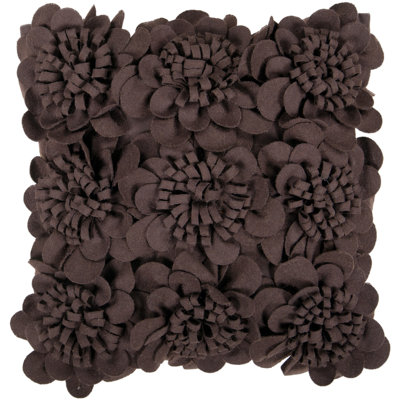  Blossom Wool Throw Pillow