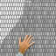 Hudson Capsule 12-1 / 4 po X 13 1/8 po Carreau de mosaïque en porcelaine-116015042