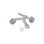Charnière à charnière Deltana HP70U26D; Fixation par charnière Finition chrome satiné-14747265