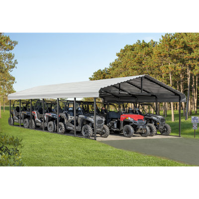 Galvanized Steel Carport, 20X29X7