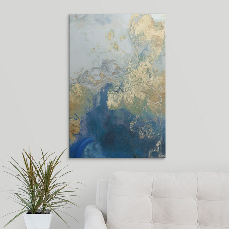 «Ocean Splash II», reproduction d'art, H 30 po x l 20 po x P 1,5 po, Toile