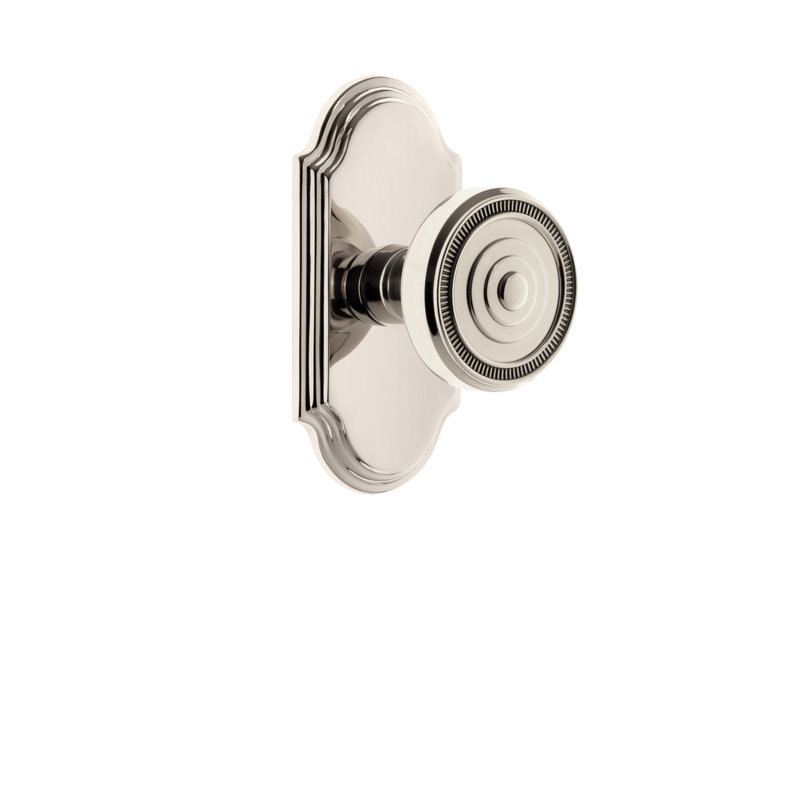 Poignée de porte Grandeur, 2 3/8", Nickel poli