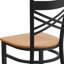 Prompton 'X' Metal Restaurant Chair-1558627199-1515454592