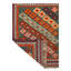 Geometric Area Rug in Rust