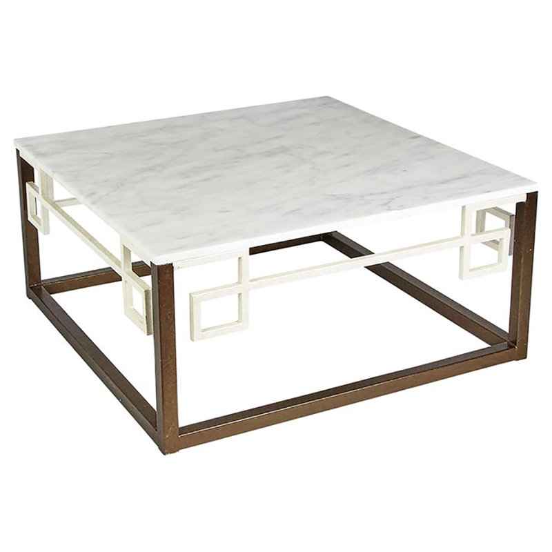 Table basse Hierapolis, Marbre de Carrare