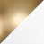 Satin Brass/Matte White
