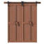 Porte pliante en bois de pin massif assemblé avec trousse de quincaillerie-112474381-137493233