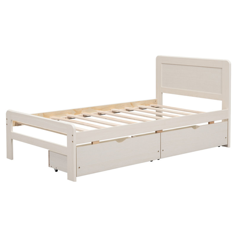 Emberlynne 35.4" Bed Frame, White