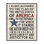 «Pledge of Allegiance», reproduction d'impression sur toile