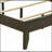 Grey Queen Sleigh Bed