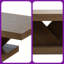 Table basse moderne à pieds croisés avec rangement de qualité supérieure-531550339