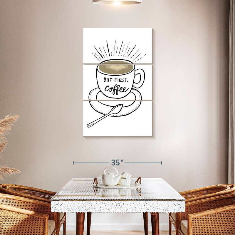 Tergel Coffee First, 45" H x 28" W