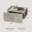  Floating Bedside Table With Drawer, Bedroom-1498562134