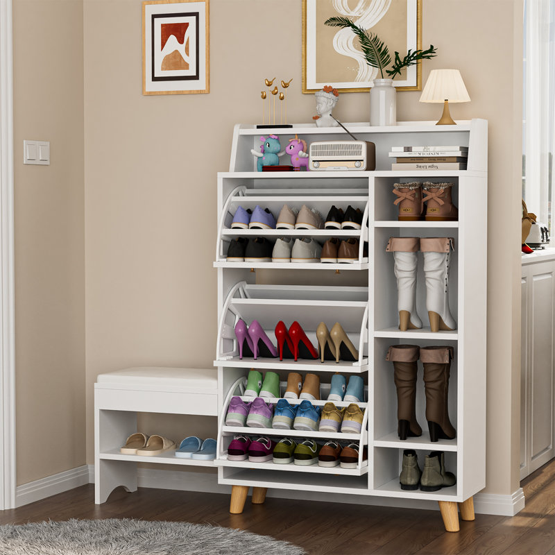 32 Pair Shoe Storage Cabinet