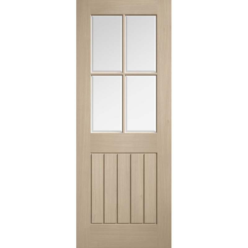 Blonde Oak Mexicano Glazed Internal Door, 68.6cm x 198.1cm