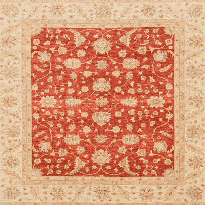 Tapis abstrait 3771, Carré 6 pi