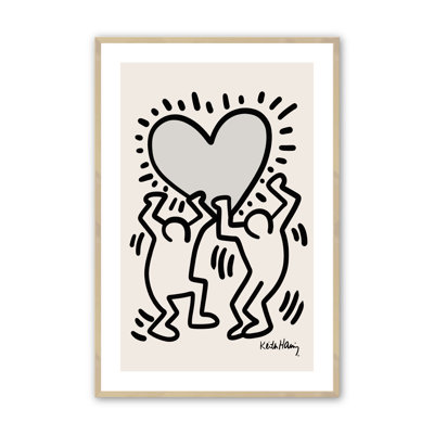 " Keith Haring Heart "