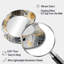 Or et gris formes modernes minimalisme III - formes asymétriques abstraites - grand miroir mural moderne-107230401