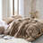 Chunky Bunny Yoga Faux Fur Coma Inducer Oversized Comforter-81803604-81803600