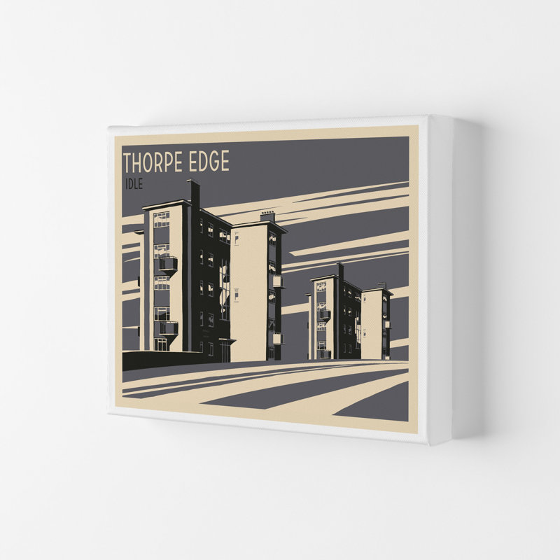 Thorpe Edge, Idle by Richard O'Neill - Print, 30cm H x 40cm W x 4cm D, Wrapped Canvas