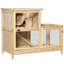 Cage à hamster en bois à 2 niveaux