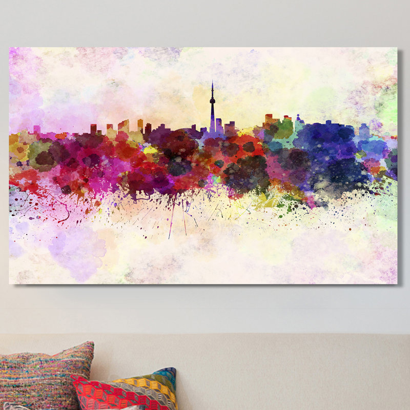 Toronto, impression sur toile tendue, H 36 po x l 60 po x P 1,5 po