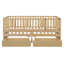 Twin Wood Daybed with Guardrails and Dual Functionality-1384195827