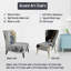 Fauteuil de chambre à carreaux à motif damier Checked Tartan-157554926