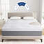 Matelas en mousse viscoélastique imprégnée de gel de 10 pouces avec housse respirante Alwyn Home-1224352096