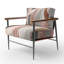 Fauteuil d'appoint rembourré rose-2081793318
