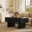 Lift Top Wood Coffee Table with Storage Modern Farmhouse Convertible Living Room Table-500999632