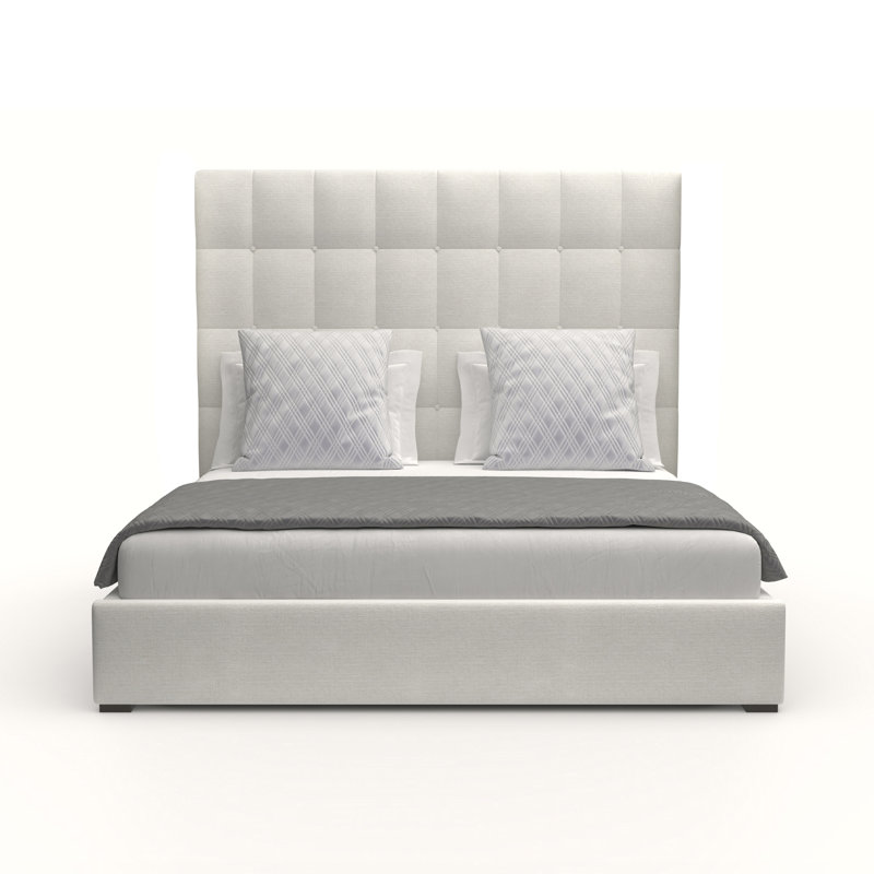 Dezyah Upholstered Standard Bed, California king, Off White Revolution®