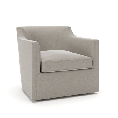 Fauteuil pivotant rembourré Marietta
