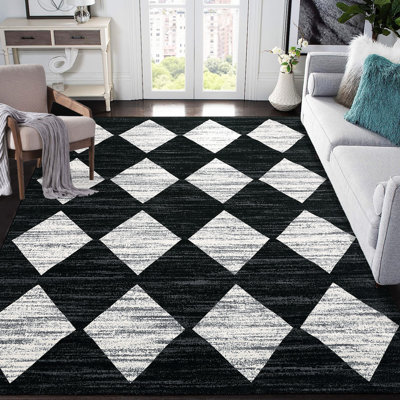 Brazzeal Washable Geometric Rug