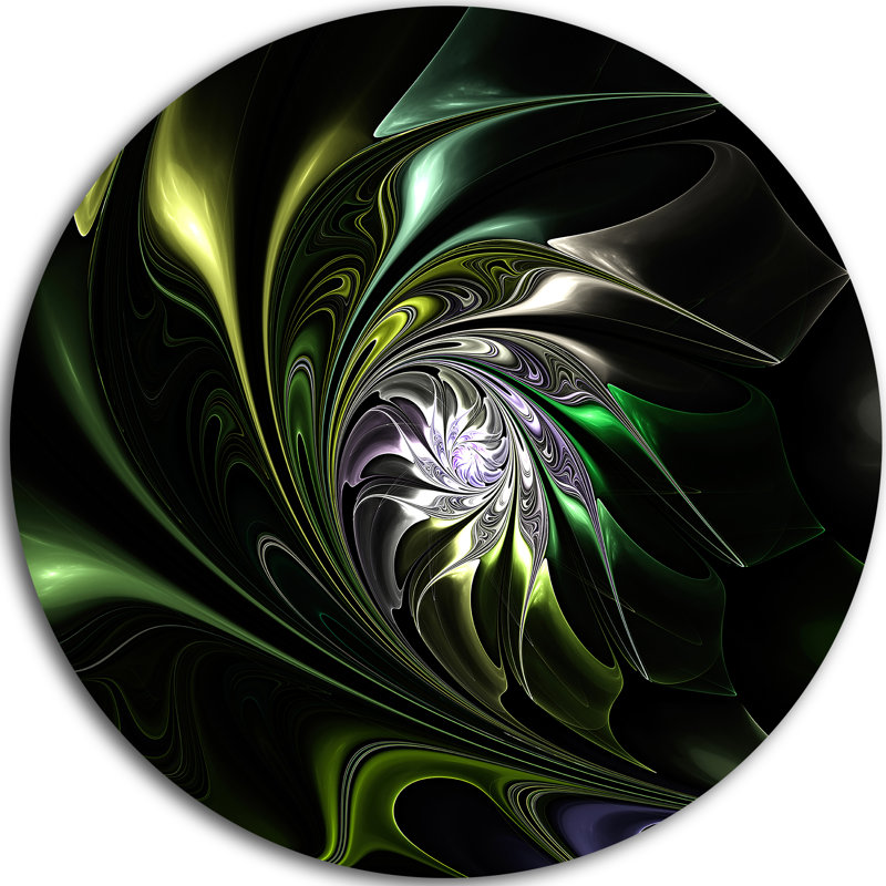 « green teinté vitrail », impression, H 36 po x l 36 po x P 1 po, Métal