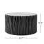 Table basse ronde noire MGO