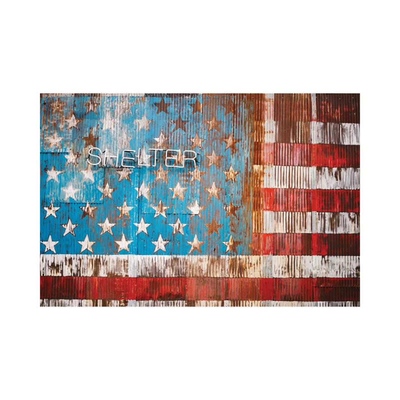 Brooklyn Shelter 1 Piece Wall Art on Canvas, 66.04cm H x 101.6cm W x 3.81cm D, Wrapped Canvas
