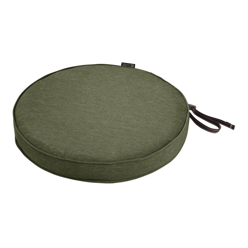 Pina Outdoor 2'' Dining Chair Seat Cushion, Heather Fern Green, 2" H x 15" W x 15" D