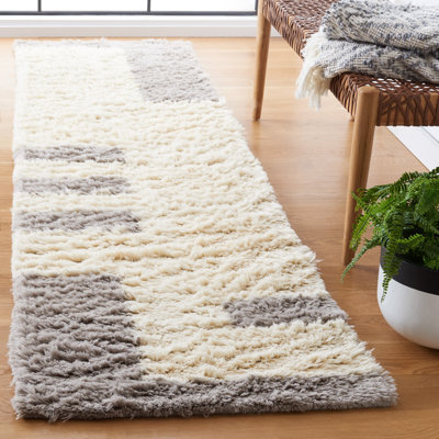 Tapis gris / ivoire Beamer Annajean