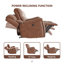 Canapé inclinable électrique en cuir Menges-106872474-106872475