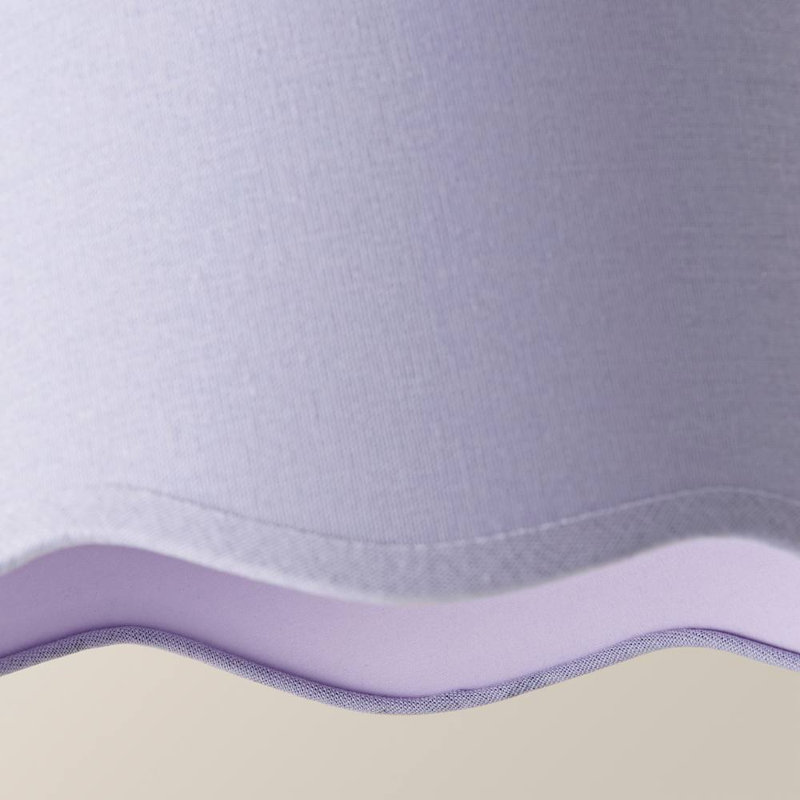 Alazar Linen Blend Empire Lamp Shade ( Slip-On ), Purple, 15cm H x 25cm W x 25cm D