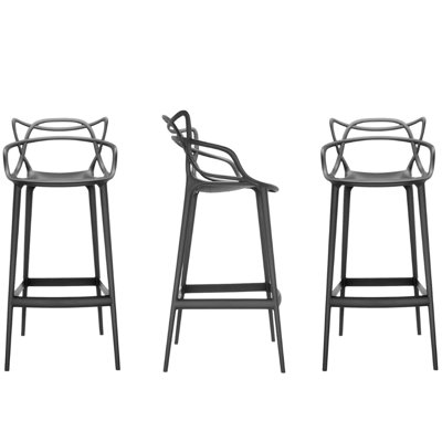 Tabouret de comptoir en plastique Luff
