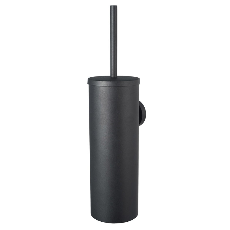 Haceka Cosmos toilet brush in matt black, Matt black