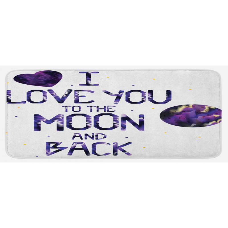 Tapis de cuisine mauve foncé
